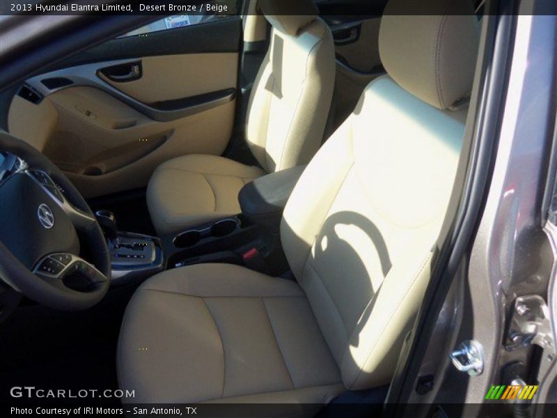 Desert Bronze / Beige 2013 Hyundai Elantra Limited