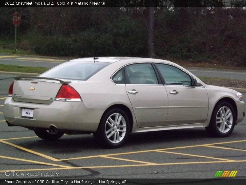 Gold Mist Metallic / Neutral 2012 Chevrolet Impala LTZ