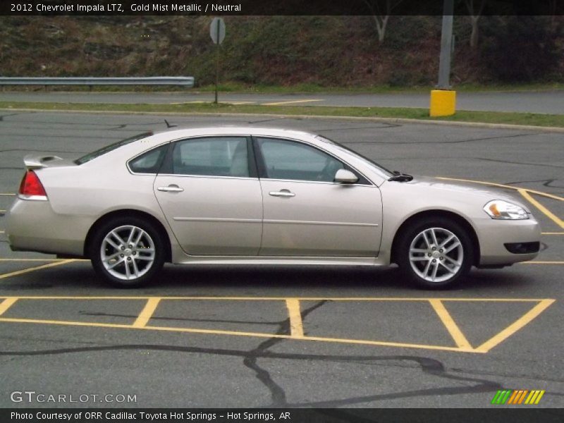 Gold Mist Metallic / Neutral 2012 Chevrolet Impala LTZ