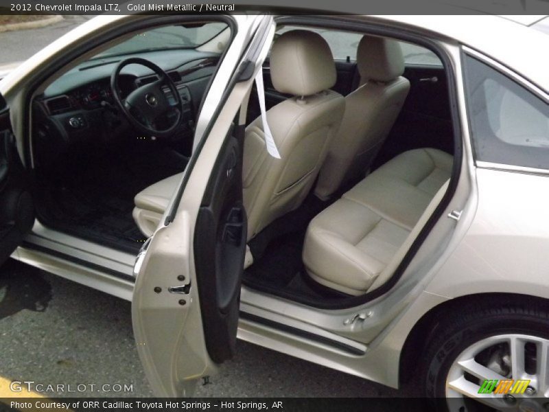 Gold Mist Metallic / Neutral 2012 Chevrolet Impala LTZ