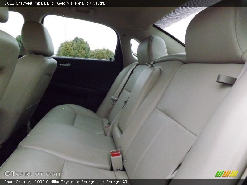 Gold Mist Metallic / Neutral 2012 Chevrolet Impala LTZ