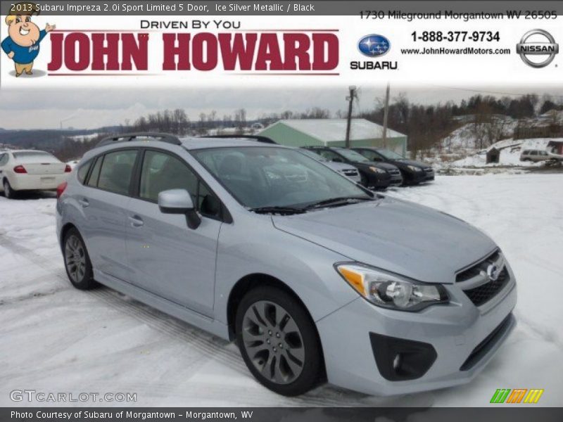Ice Silver Metallic / Black 2013 Subaru Impreza 2.0i Sport Limited 5 Door