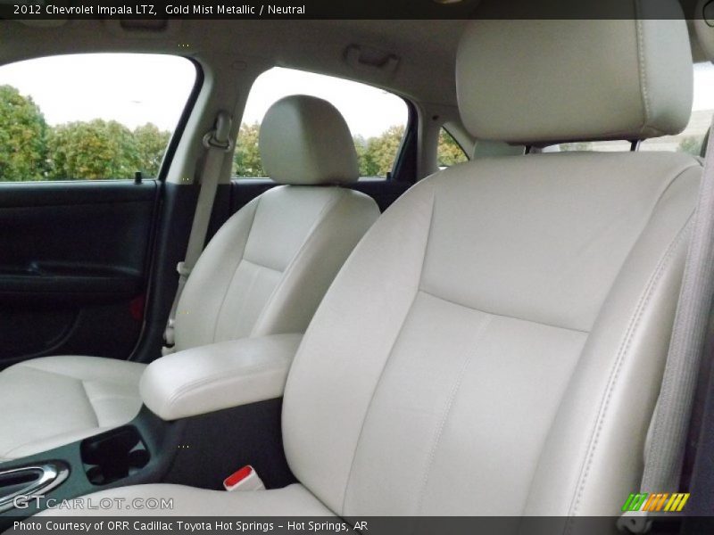 Gold Mist Metallic / Neutral 2012 Chevrolet Impala LTZ