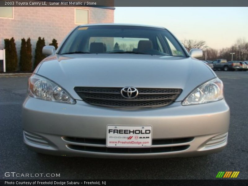 Lunar Mist Metallic / Stone 2003 Toyota Camry LE