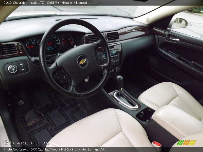 Gold Mist Metallic / Neutral 2012 Chevrolet Impala LTZ