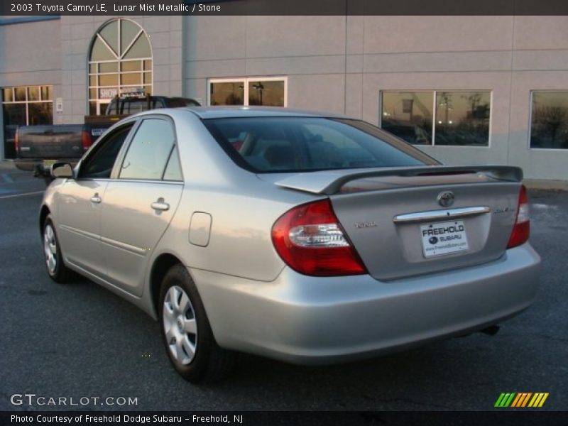 Lunar Mist Metallic / Stone 2003 Toyota Camry LE