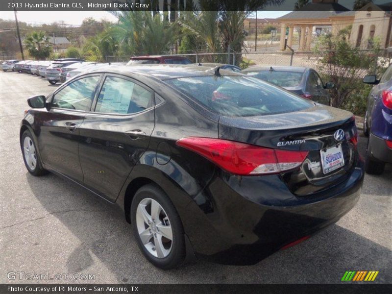 Midnight Black / Gray 2013 Hyundai Elantra GLS