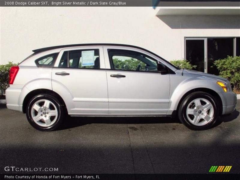 Bright Silver Metallic / Dark Slate Gray/Blue 2008 Dodge Caliber SXT