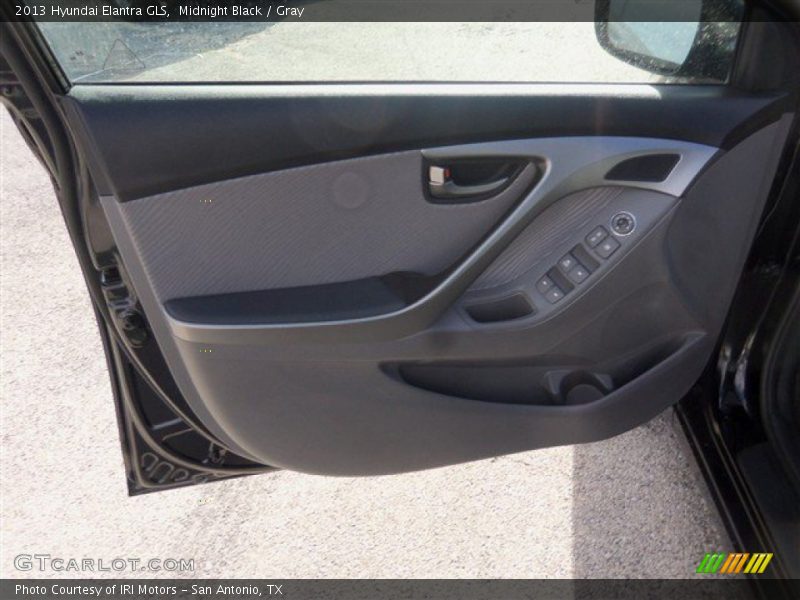 Midnight Black / Gray 2013 Hyundai Elantra GLS