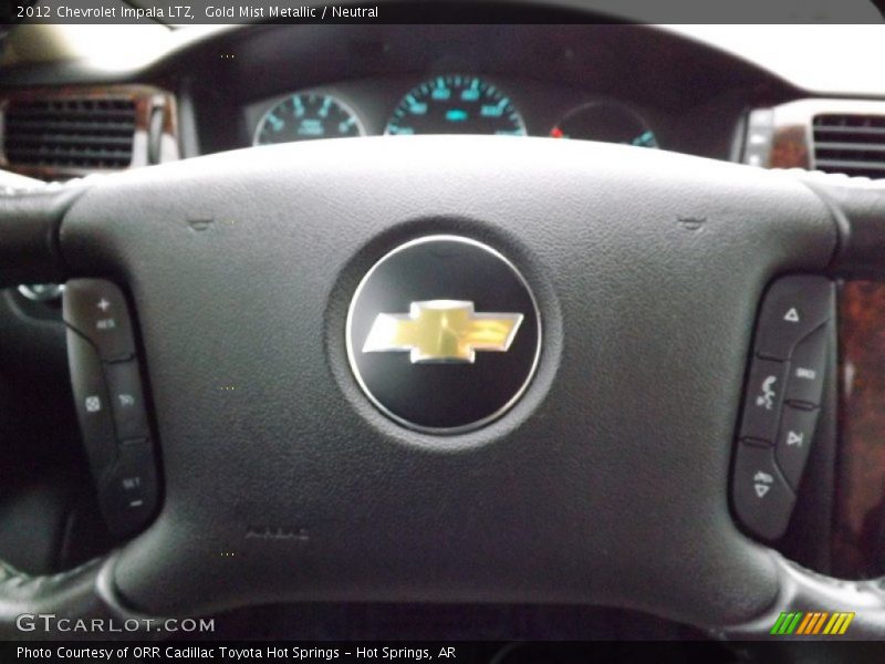 Gold Mist Metallic / Neutral 2012 Chevrolet Impala LTZ