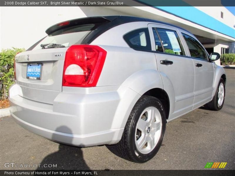 Bright Silver Metallic / Dark Slate Gray/Blue 2008 Dodge Caliber SXT