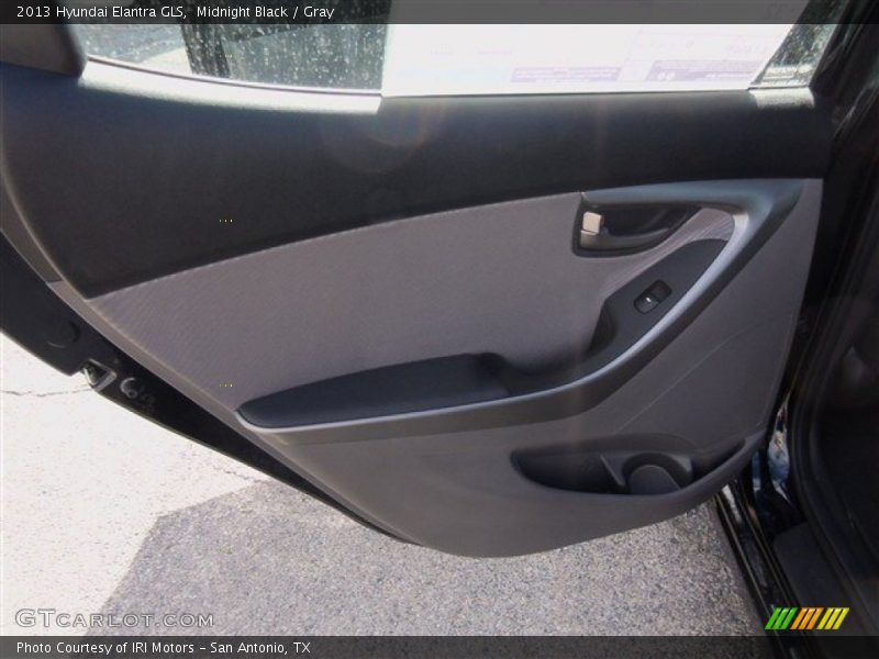 Midnight Black / Gray 2013 Hyundai Elantra GLS