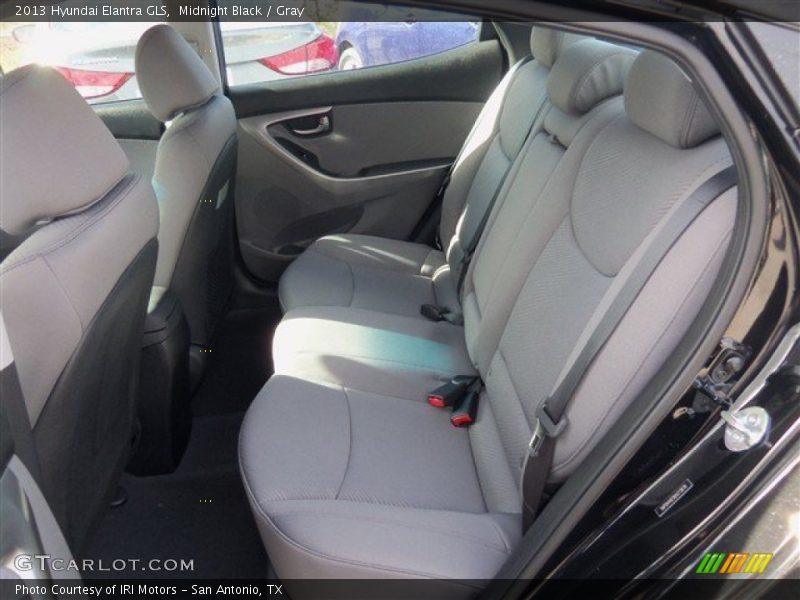 Midnight Black / Gray 2013 Hyundai Elantra GLS