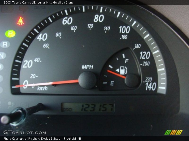 Lunar Mist Metallic / Stone 2003 Toyota Camry LE