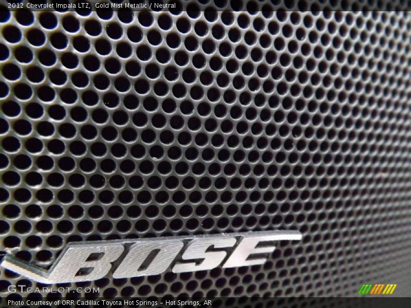 Gold Mist Metallic / Neutral 2012 Chevrolet Impala LTZ