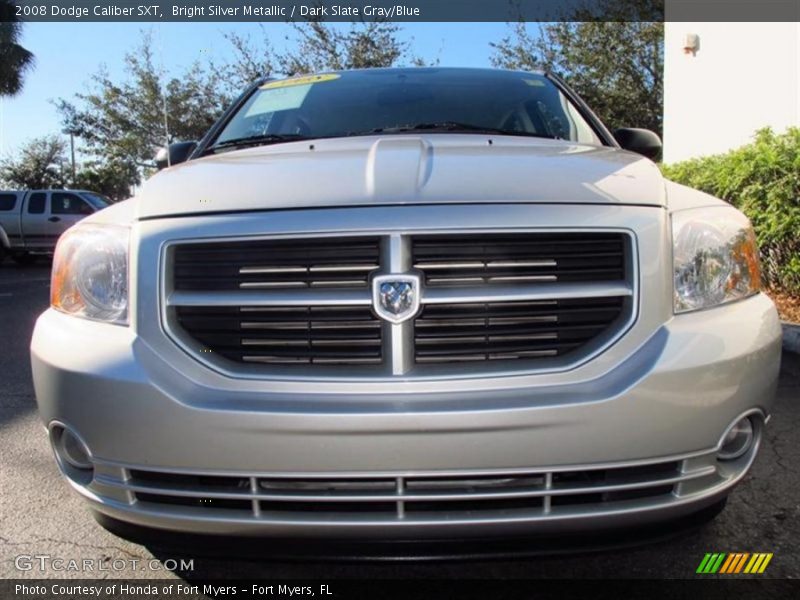 Bright Silver Metallic / Dark Slate Gray/Blue 2008 Dodge Caliber SXT