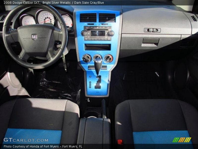 Bright Silver Metallic / Dark Slate Gray/Blue 2008 Dodge Caliber SXT