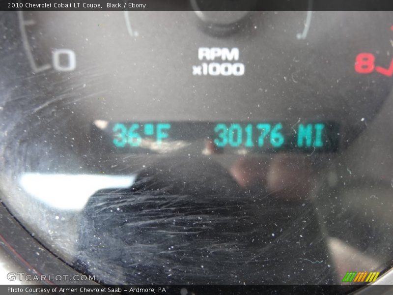 Black / Ebony 2010 Chevrolet Cobalt LT Coupe