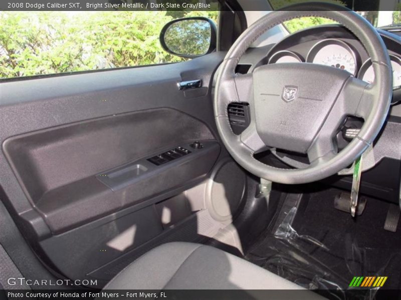 Bright Silver Metallic / Dark Slate Gray/Blue 2008 Dodge Caliber SXT