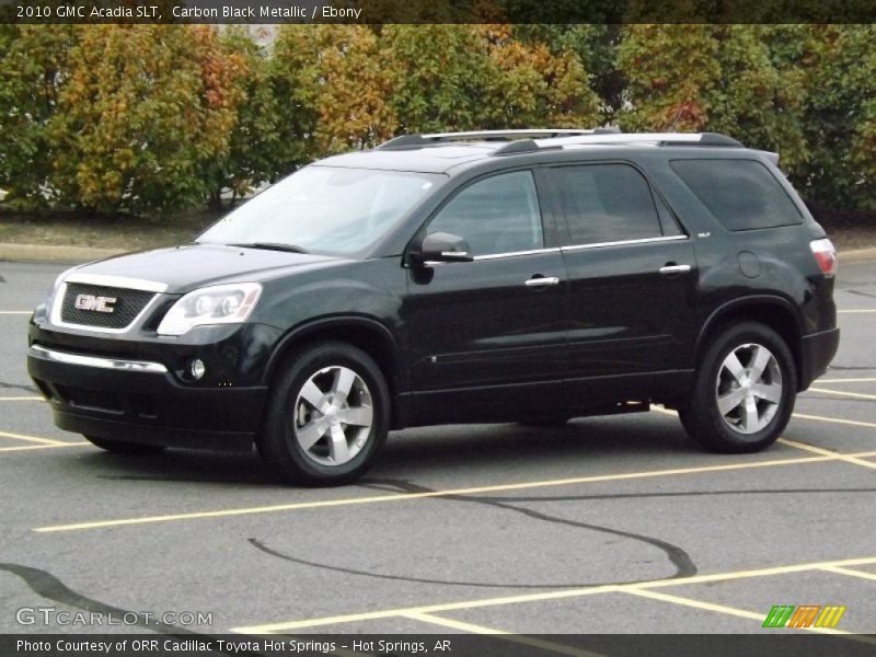 Carbon Black Metallic / Ebony 2010 GMC Acadia SLT