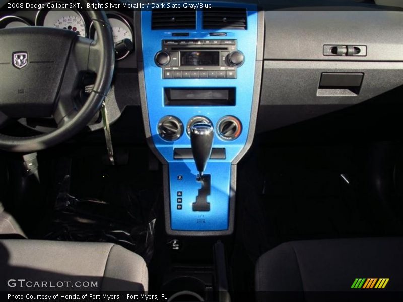 Bright Silver Metallic / Dark Slate Gray/Blue 2008 Dodge Caliber SXT