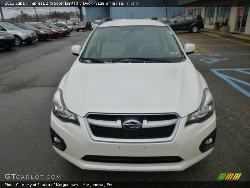 Satin White Pearl / Ivory 2013 Subaru Impreza 2.0i Sport Limited 5 Door