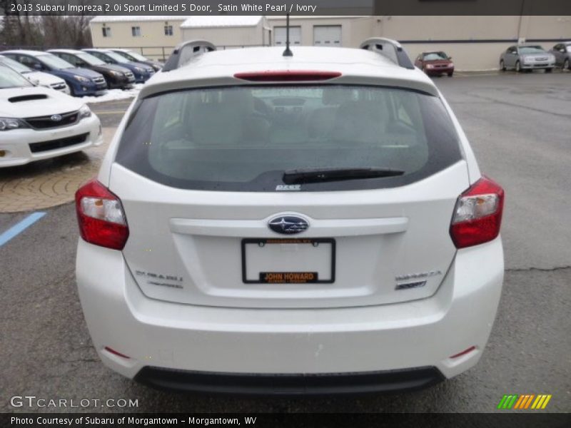 Satin White Pearl / Ivory 2013 Subaru Impreza 2.0i Sport Limited 5 Door
