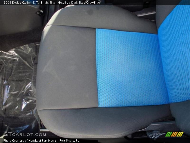 Bright Silver Metallic / Dark Slate Gray/Blue 2008 Dodge Caliber SXT