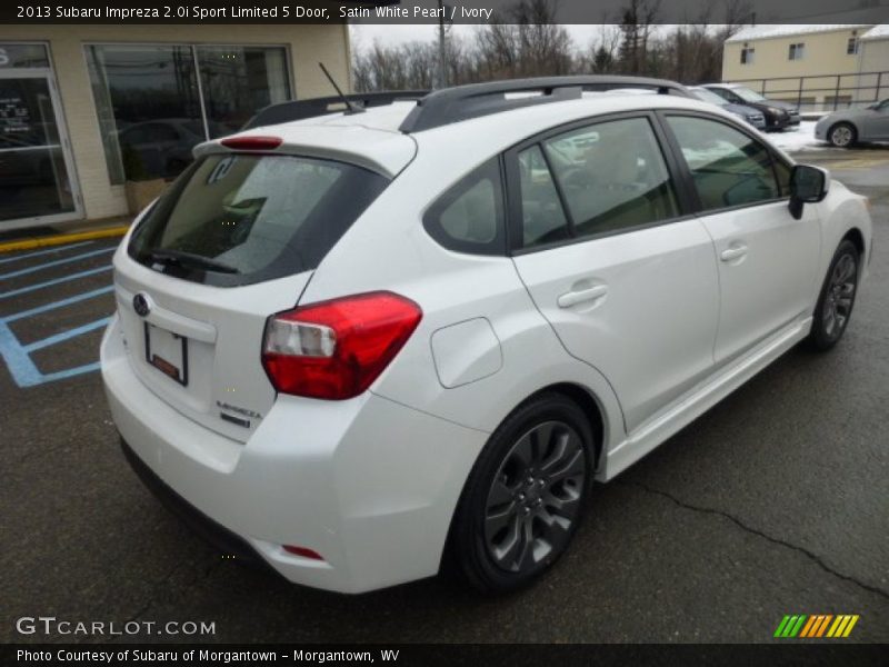 Satin White Pearl / Ivory 2013 Subaru Impreza 2.0i Sport Limited 5 Door