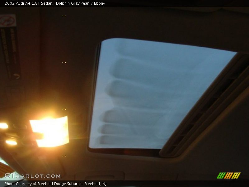Dolphin Gray Pearl / Ebony 2003 Audi A4 1.8T Sedan