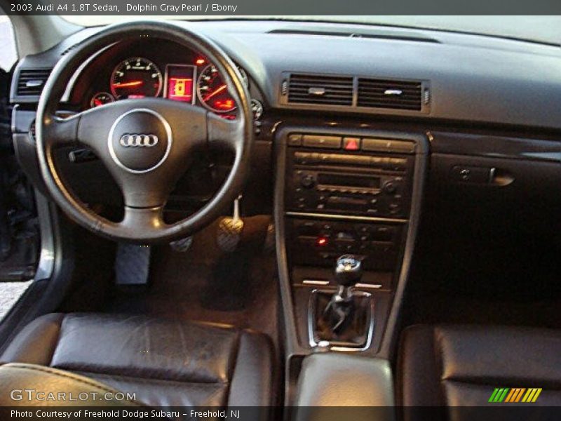 Dolphin Gray Pearl / Ebony 2003 Audi A4 1.8T Sedan