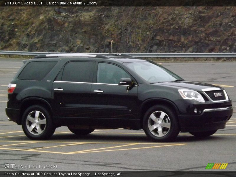 Carbon Black Metallic / Ebony 2010 GMC Acadia SLT