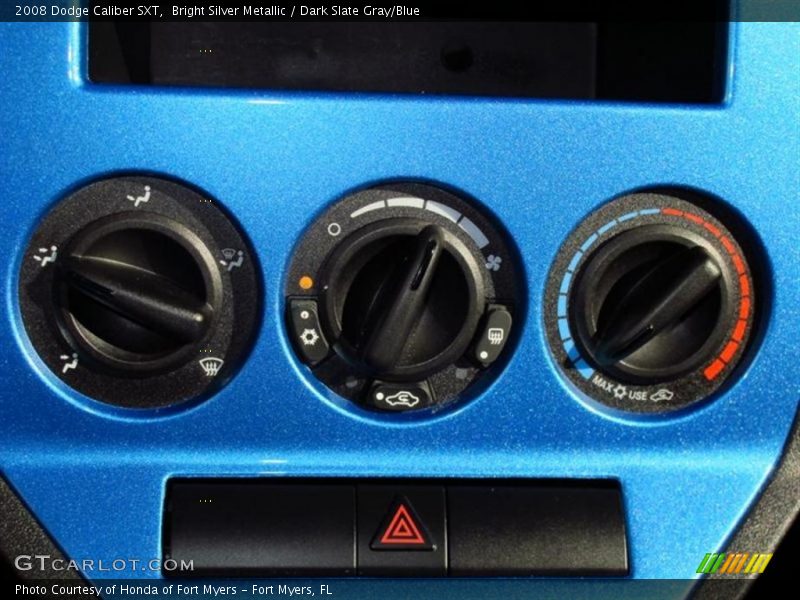 Bright Silver Metallic / Dark Slate Gray/Blue 2008 Dodge Caliber SXT