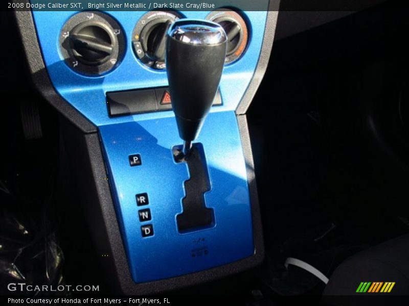 Bright Silver Metallic / Dark Slate Gray/Blue 2008 Dodge Caliber SXT