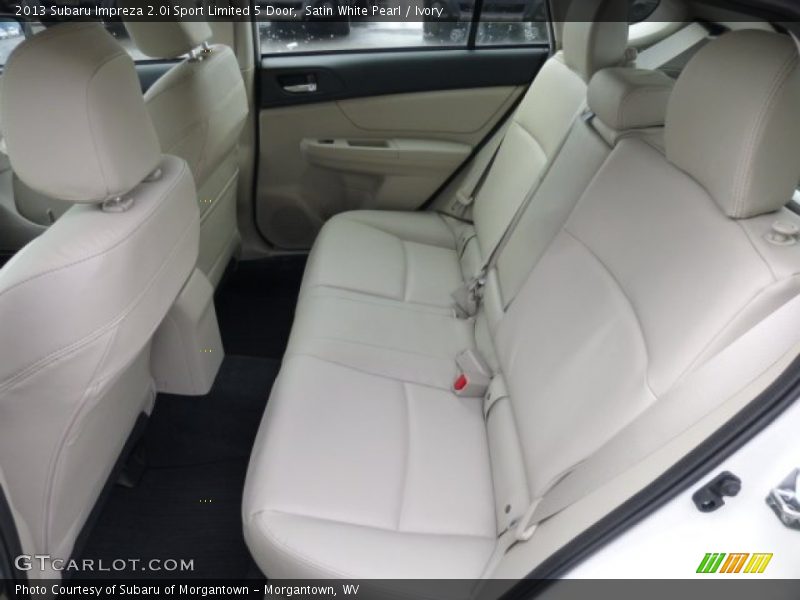 Rear Seat of 2013 Impreza 2.0i Sport Limited 5 Door