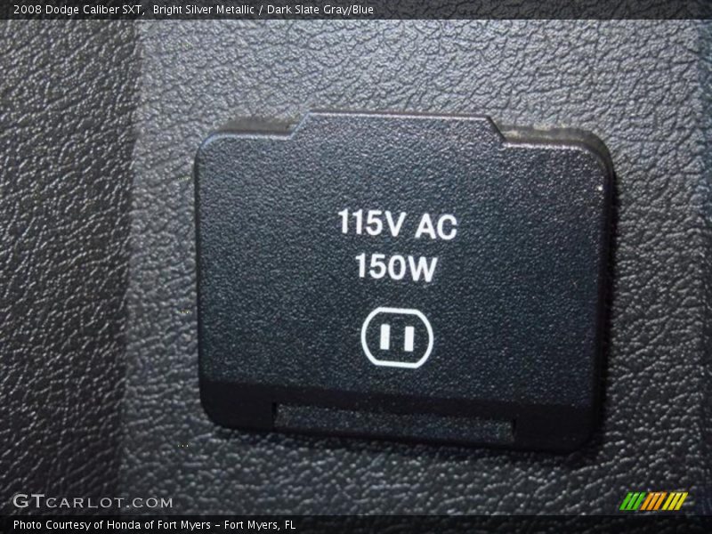 Bright Silver Metallic / Dark Slate Gray/Blue 2008 Dodge Caliber SXT