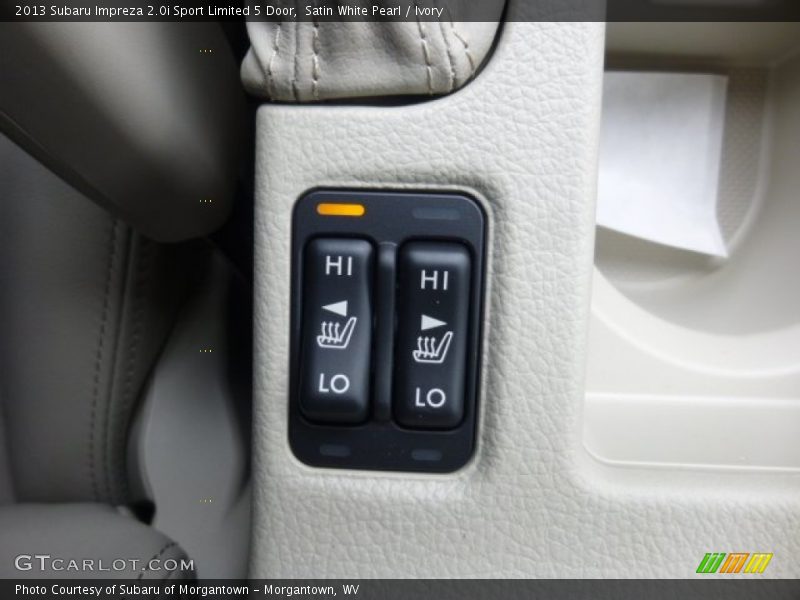 Controls of 2013 Impreza 2.0i Sport Limited 5 Door