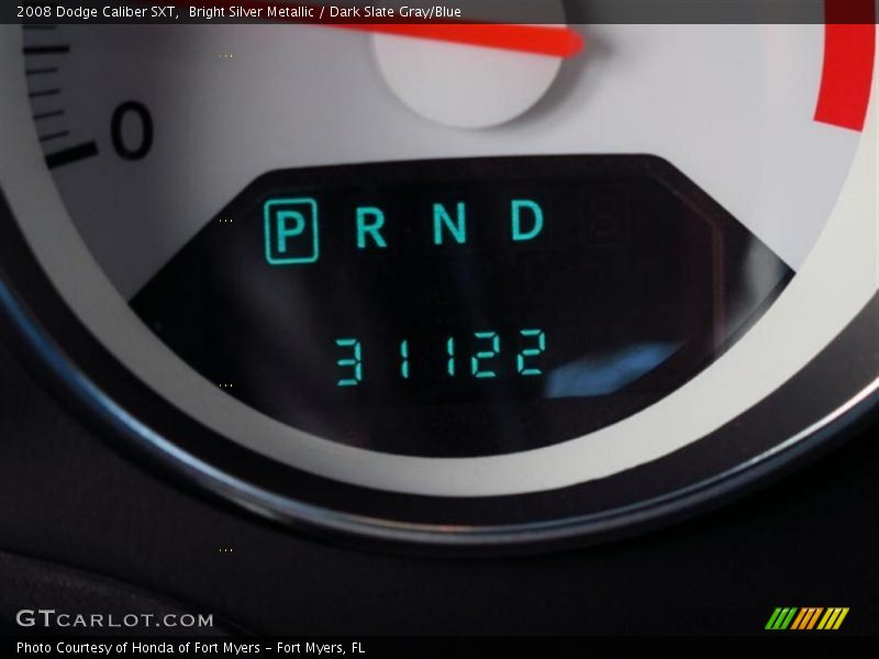 Bright Silver Metallic / Dark Slate Gray/Blue 2008 Dodge Caliber SXT