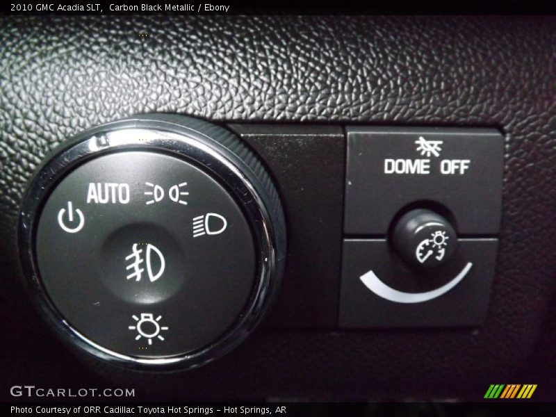 Carbon Black Metallic / Ebony 2010 GMC Acadia SLT