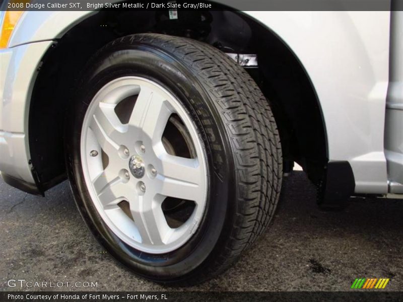 Bright Silver Metallic / Dark Slate Gray/Blue 2008 Dodge Caliber SXT
