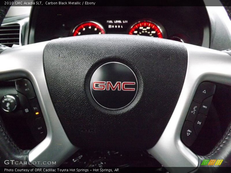 Carbon Black Metallic / Ebony 2010 GMC Acadia SLT