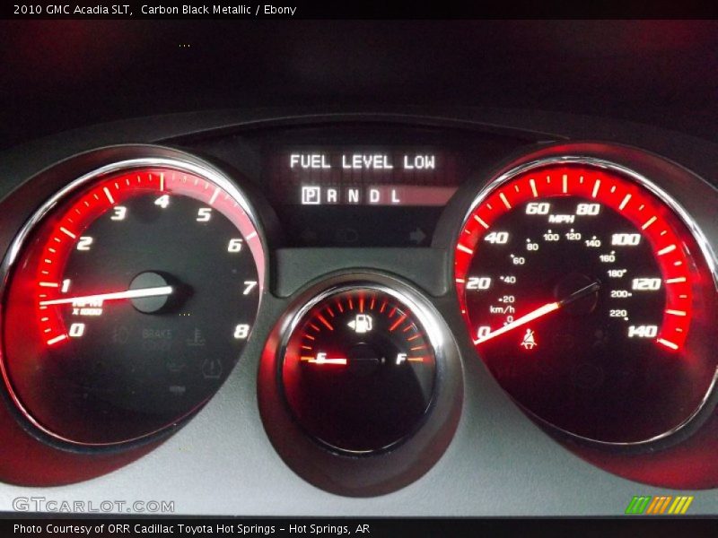 Carbon Black Metallic / Ebony 2010 GMC Acadia SLT