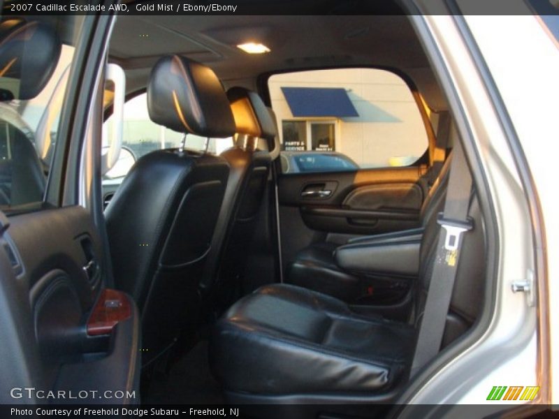 Gold Mist / Ebony/Ebony 2007 Cadillac Escalade AWD