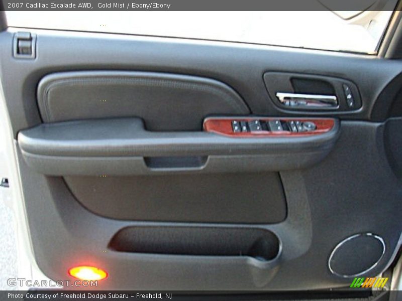 Gold Mist / Ebony/Ebony 2007 Cadillac Escalade AWD
