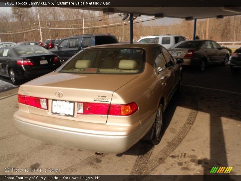 Cashmere Beige Metallic / Oak 2001 Toyota Camry XLE V6