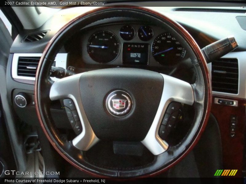 Gold Mist / Ebony/Ebony 2007 Cadillac Escalade AWD