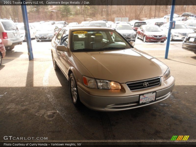 Cashmere Beige Metallic / Oak 2001 Toyota Camry XLE V6