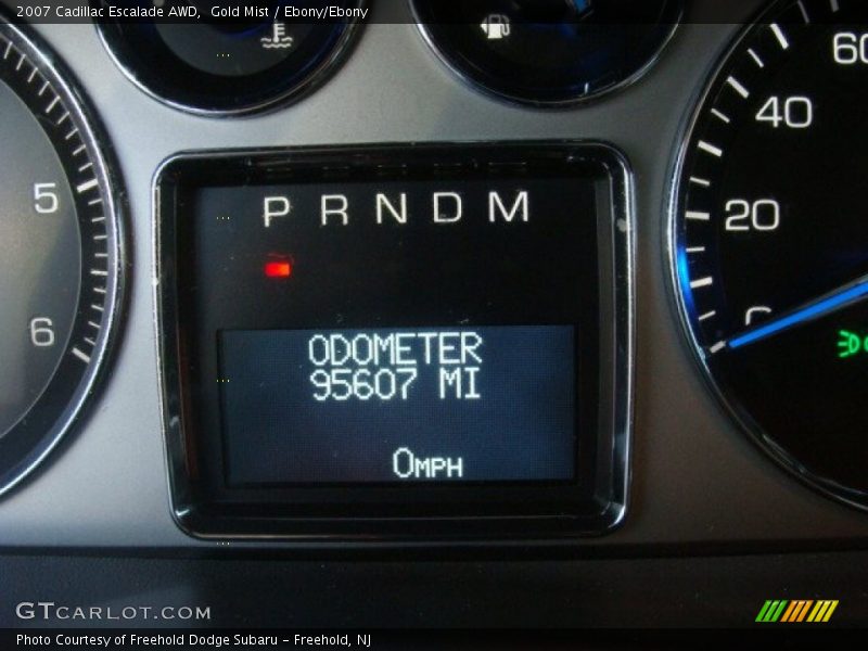 Gold Mist / Ebony/Ebony 2007 Cadillac Escalade AWD
