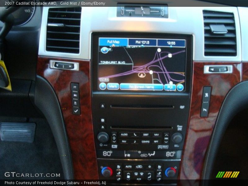 Gold Mist / Ebony/Ebony 2007 Cadillac Escalade AWD