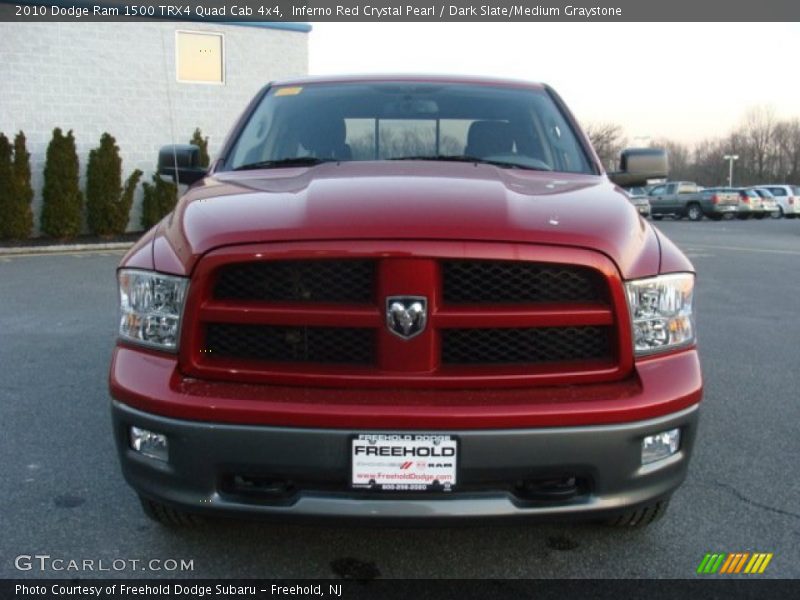 Inferno Red Crystal Pearl / Dark Slate/Medium Graystone 2010 Dodge Ram 1500 TRX4 Quad Cab 4x4